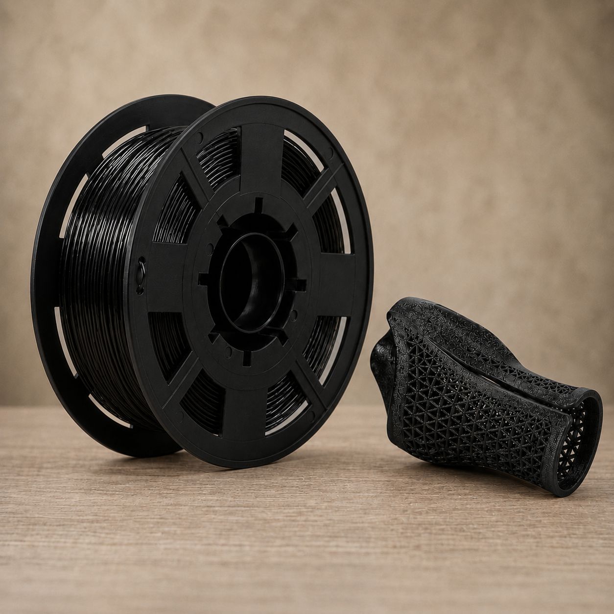 Filamento TPU negro